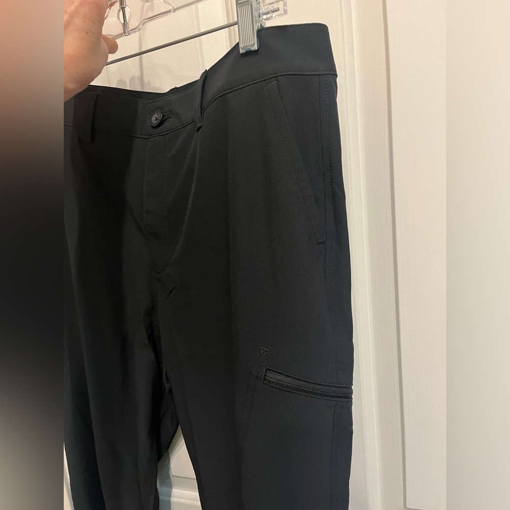 Eddie Bauer Women's Black Stretch Ripstop Crop Pant, NWT, Size 10 - Picture 5 of 9